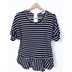 Altar’d State ruffled sleeve babydoll top NWOT